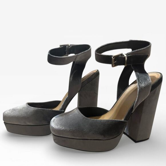 ASOS Women’s Party Shoes Size 10 Wide New Year’s Eve Yatch Party Platform Heels - Picture 2 of 5